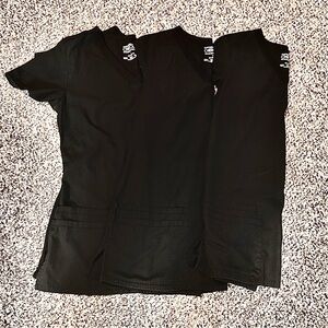 Cherokee Black Short Sleeve Tops